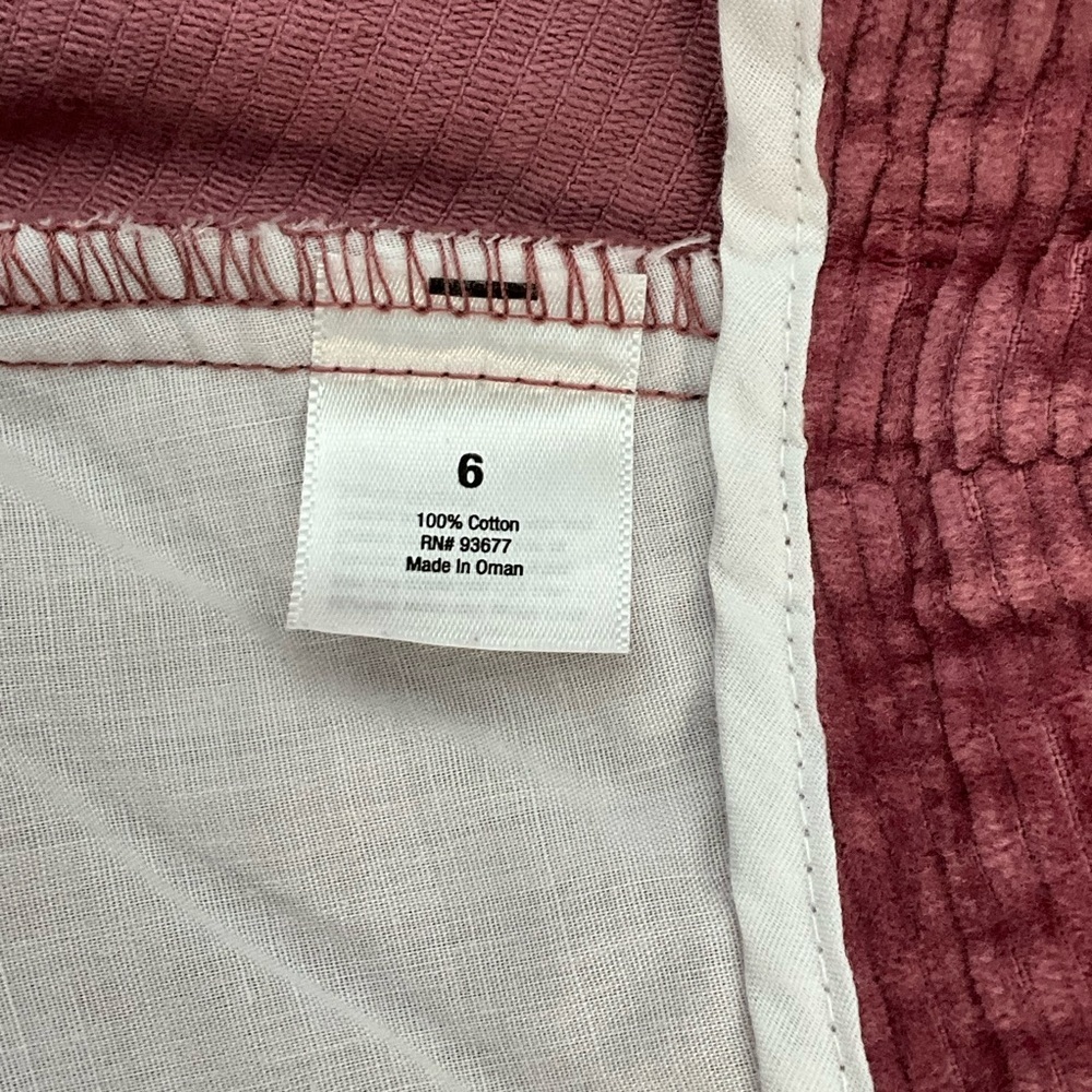 a.n.a Mini Skirt Size 6 in Dusty Rose Corduroy - Picture 5 of 6